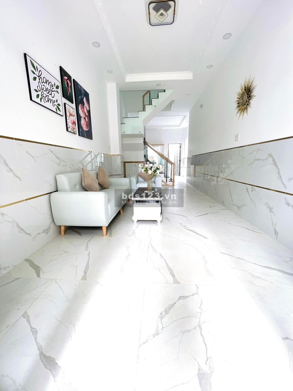 Bán nhà riêng chợ Bình Chánh chạy vào 10 phút, DT 120m², nhà mới đón Tết 2023