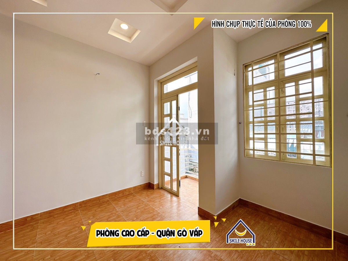 Cho thuê phòng có ban công vị trí đắc địa gần 84 Phạm Văn Đồng p3 Gò Vấp