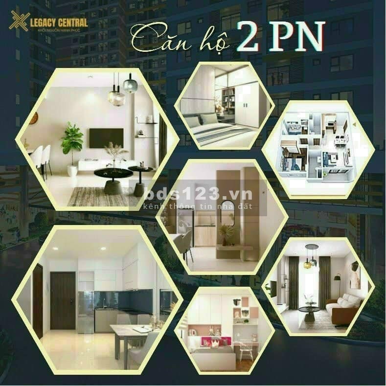 Căn hộ 2 phòng ngủ giá chỉ từ 1 tỷ LEGACY PRIME tại Thuận An, Bình Dương
