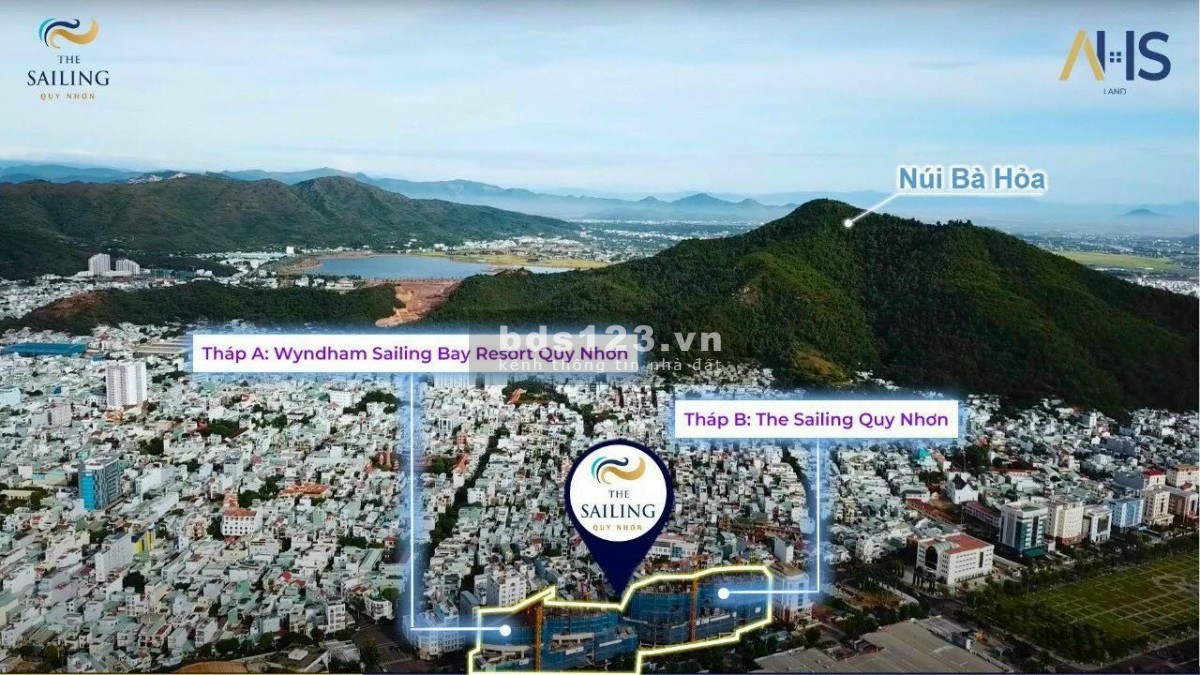 Bán căn ngoại giao, 2PN tòa A The Sailing Quy Nhơn, chỉ 2.65 tỷ trực tiếp CĐT
