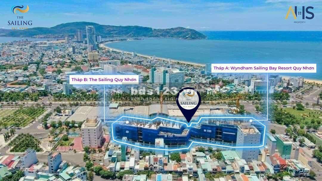 Bán căn ngoại giao, 2PN tòa A The Sailing Quy Nhơn, chỉ 2.65 tỷ trực tiếp CĐT