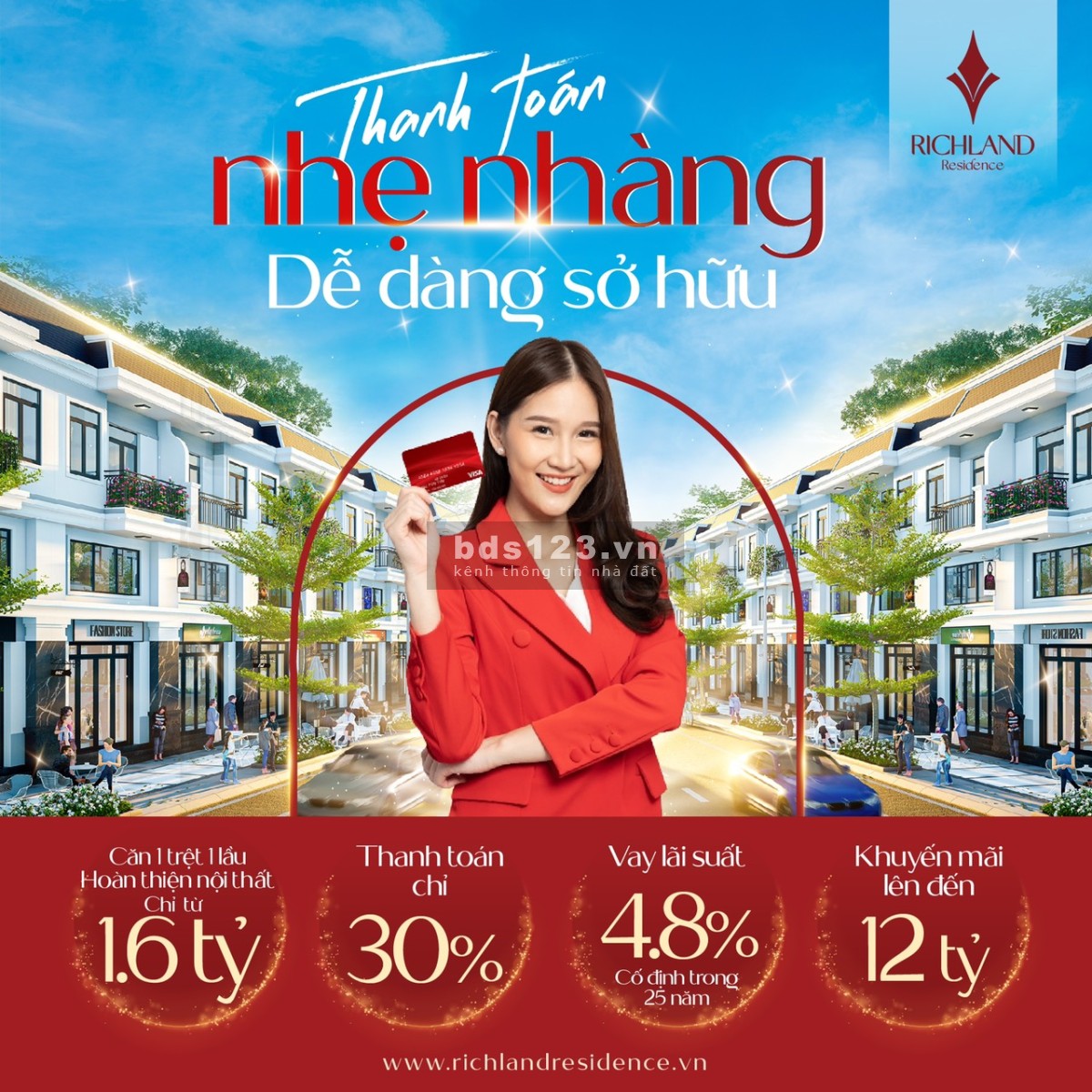 Bán nhà ở Bến Cát, cách TP mới 200m, vay NH 80% lãi 4,8%/năm, DT 118m², giá 1,6 tỷ