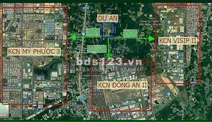 Bán nhà ở Bến Cát, cách TP mới 200m, vay NH 80% lãi 4,8%/năm, DT 118m², giá 1,6 tỷ