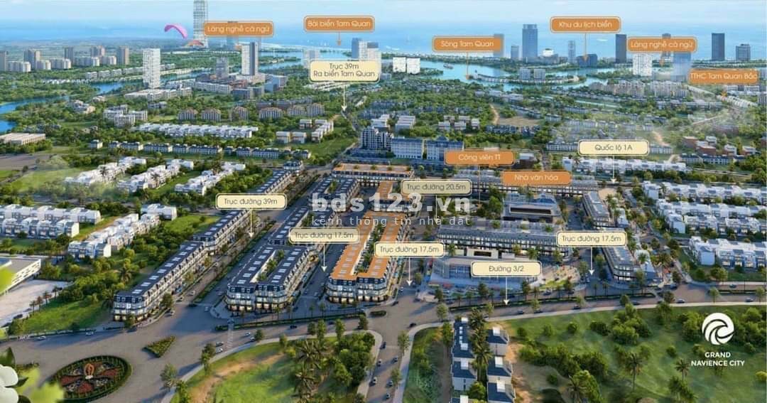 Cần bán gấp đất nền 2 mặt tiền QL 1A giá tốt tại Tam Quan Bắc