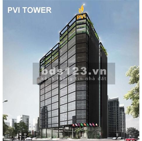 Cho thuê văn phòng hạng A tại PVI Tower Số 1 Phạm Văn Bạch, Cầu Giấy, Hà Nội.
