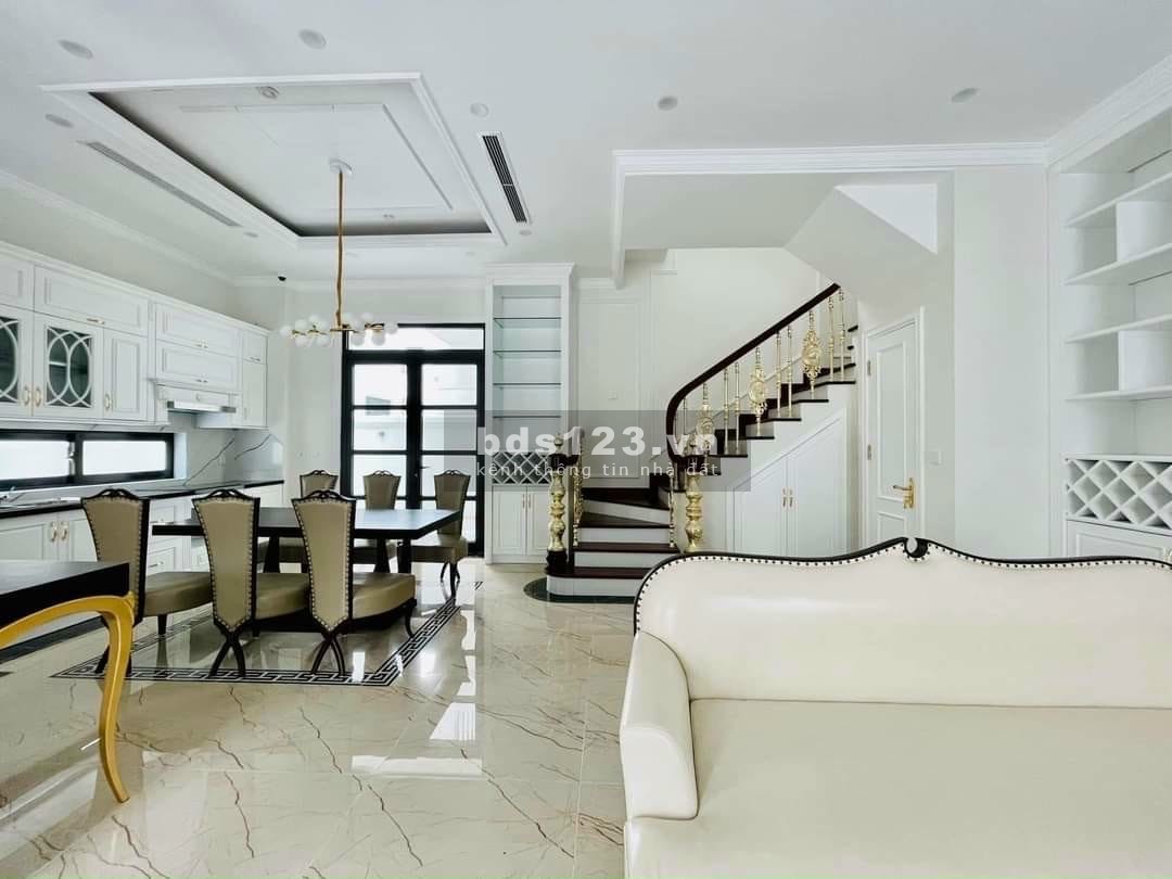 Bán biệt thự song lập Vinhomes Ocean Park full nội thất, dt 150m2 4 tầng mặt tiền 15 giá 39 tỷ