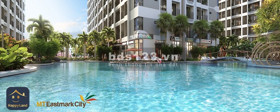 Bán căn hộ 1pn+1 dt 63m2, ngay trung tâm Quận 9, tặng nội thất, giá chỉ hơn 2 tỷ