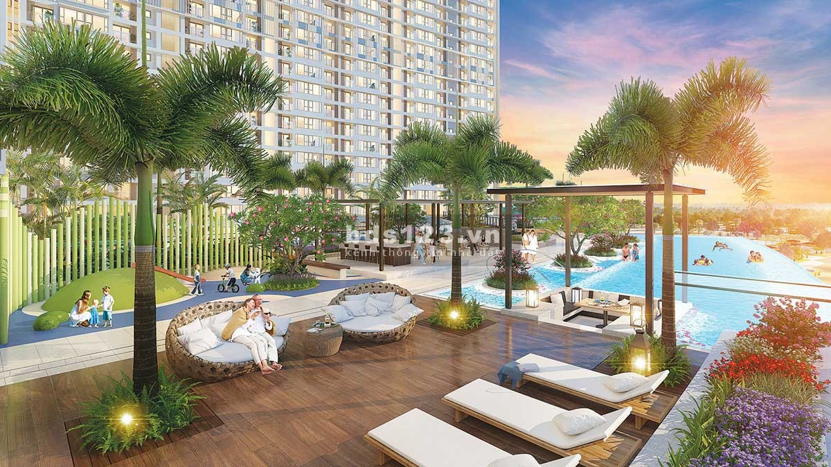 Bán căn hộ 1pn+1 dt 63m2, ngay trung tâm Quận 9, tặng nội thất, giá chỉ hơn 2 tỷ