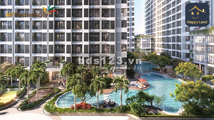 Bán căn hộ 1pn+1 dt 63m2, ngay trung tâm Quận 9, tặng nội thất, giá chỉ hơn 2 tỷ
