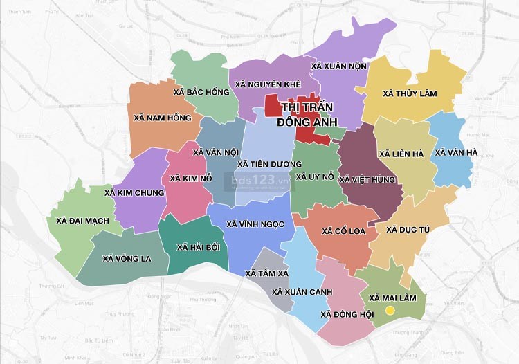 Mua bán nhà riêng Đông Anh sôi động nhờ vào vị trí đắc địa