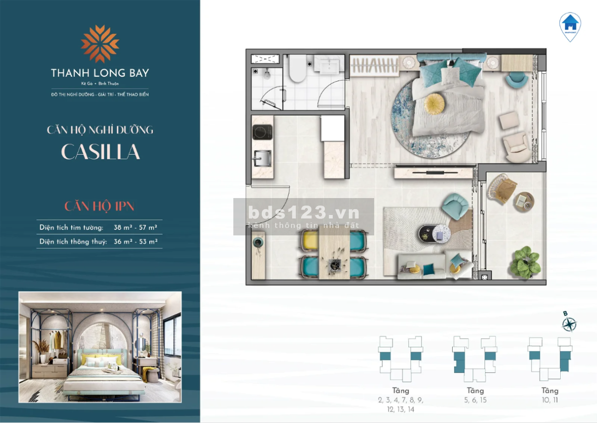 Casila chính thức nhận booking căn hộ sở hữu lâu dài 100% căn góc view biển, giá f0