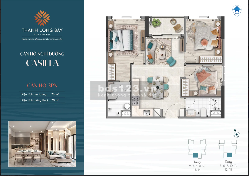 Casila chính thức nhận booking căn hộ sở hữu lâu dài 100% căn góc view biển, giá f0