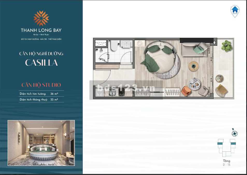 Casila chính thức nhận booking căn hộ sở hữu lâu dài 100% căn góc view biển, giá f0