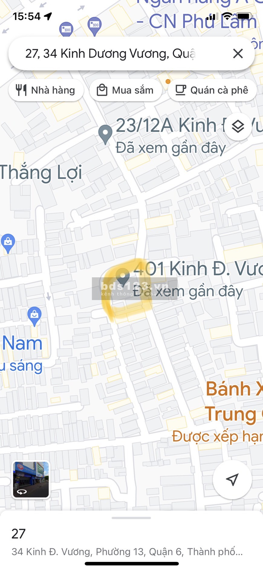 Bán nhà 3 mặt tiền đường kinh Dương Vương, quận 6 vị trí kinh doanh, DT 304m²