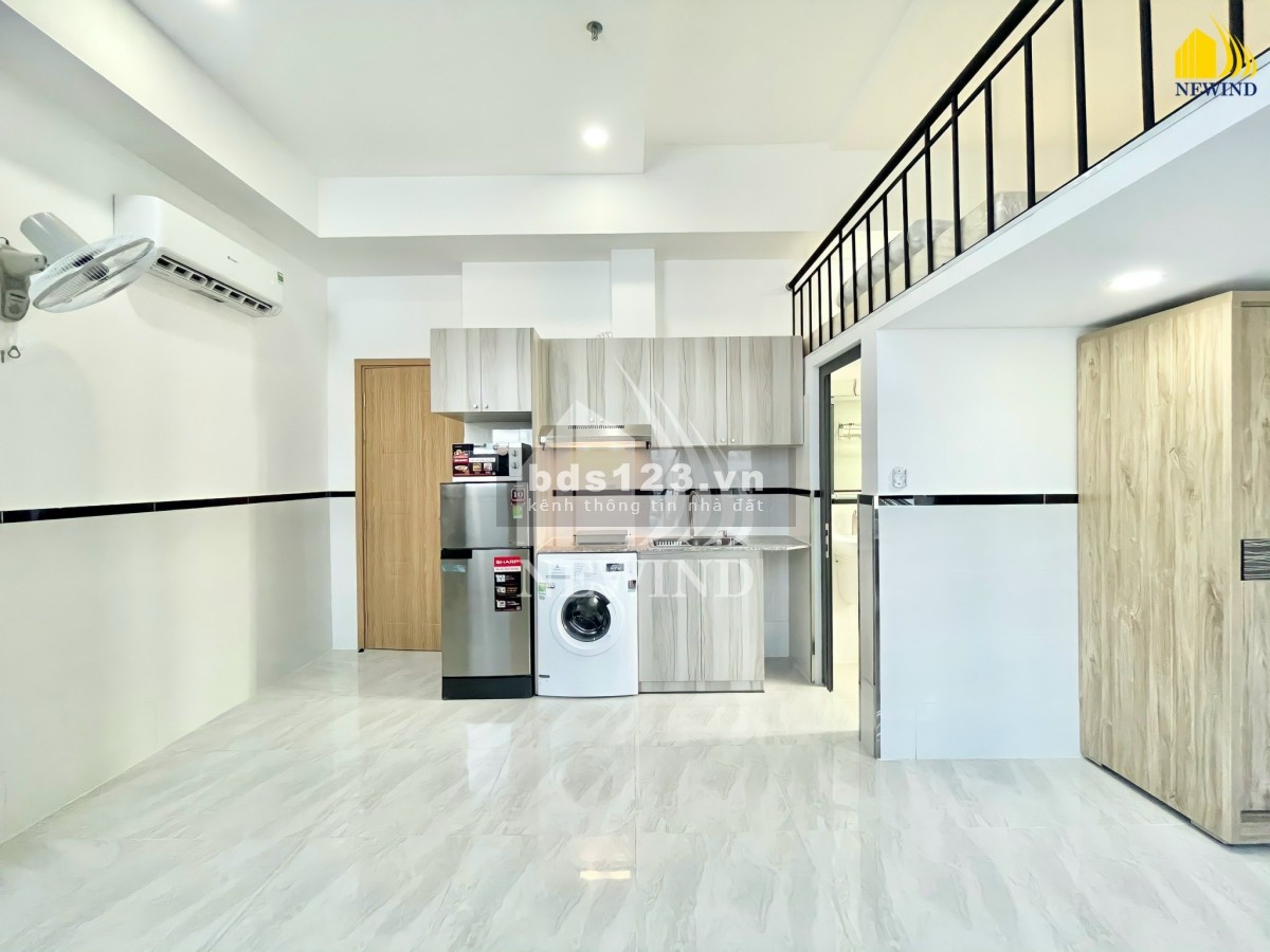Căn hộ full nội thất Studio, Duplex có cửa sổ lớn, ban công gần Lotte, Phú Mỹ Hưng
