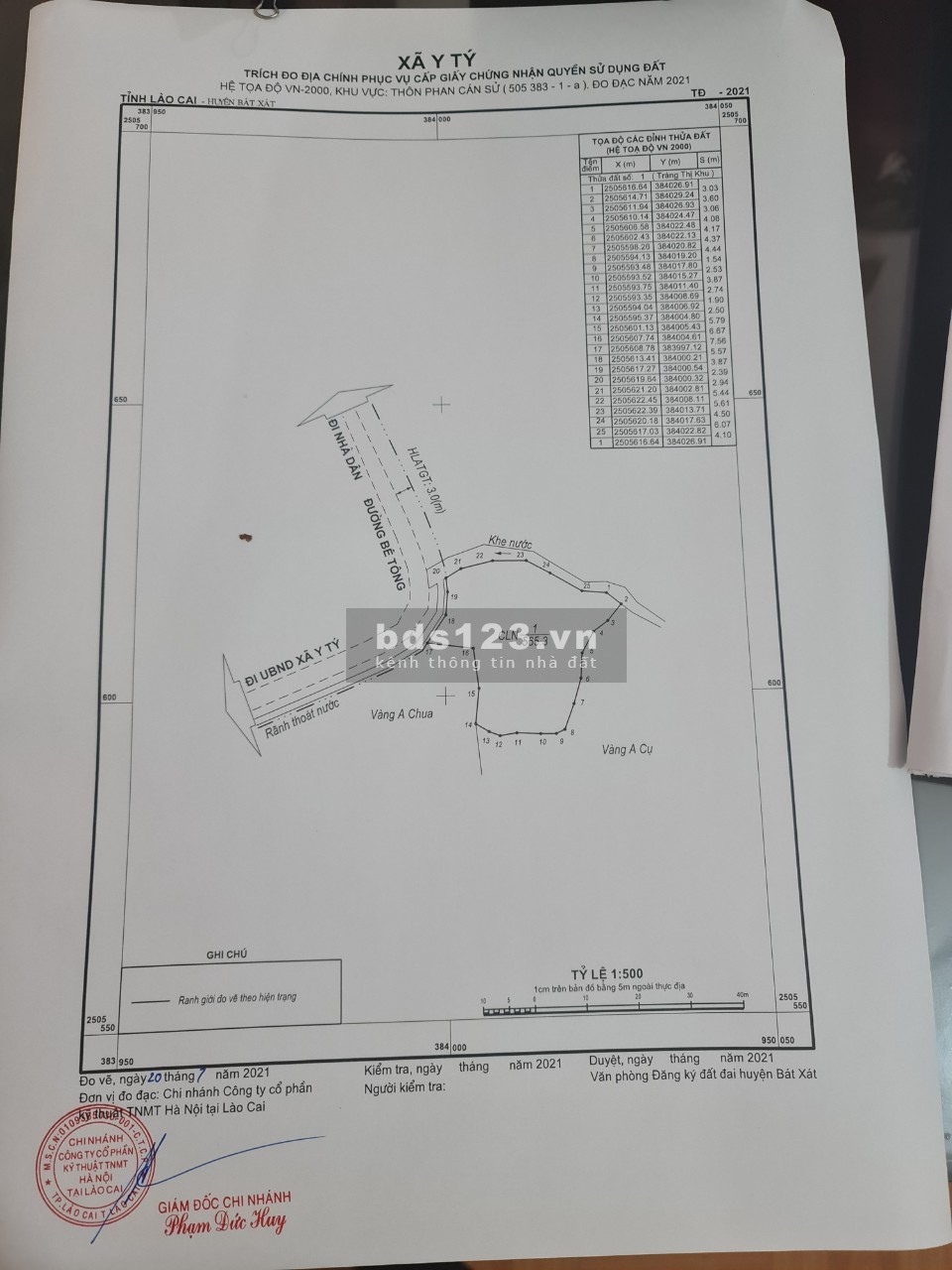 Đất Y Tý đón sóng quy hoạch khu đô thị du lịch 1/10000