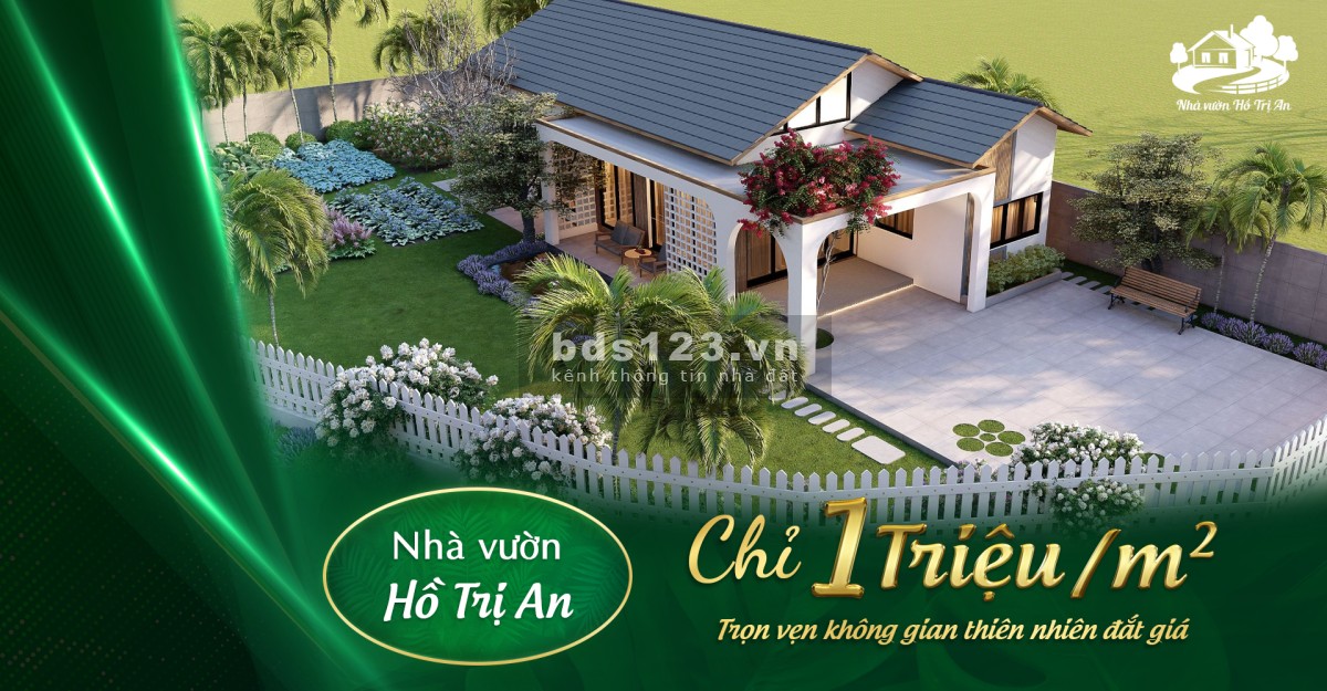 Bán Đất Đồng Nai view Hồ Trị An cực đẹp đất vườn nghỉ dưỡng chỉ với 1 tỷ 650.
