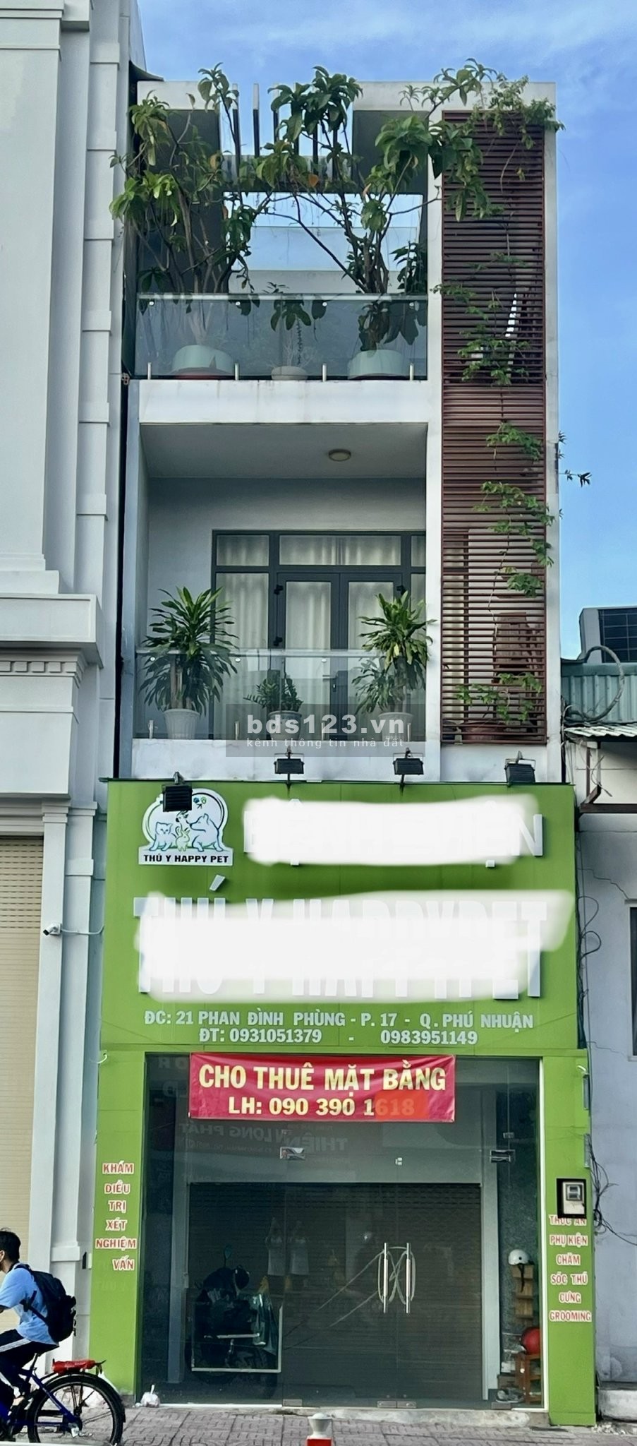 Chính chủ cho thuê mặt bằng nhà 21 Phan Đình Phùng, Phú Nhuận gần chợ Phú Nhuận