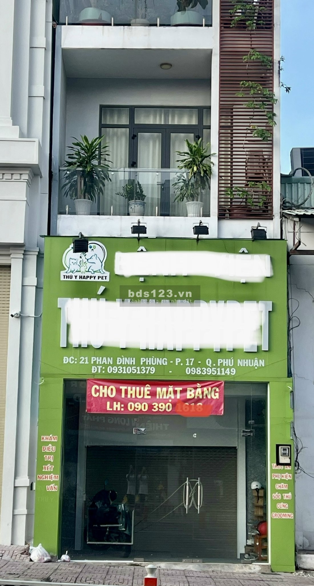Chính chủ cho thuê mặt bằng nhà 21 Phan Đình Phùng, Phú Nhuận gần chợ Phú Nhuận
