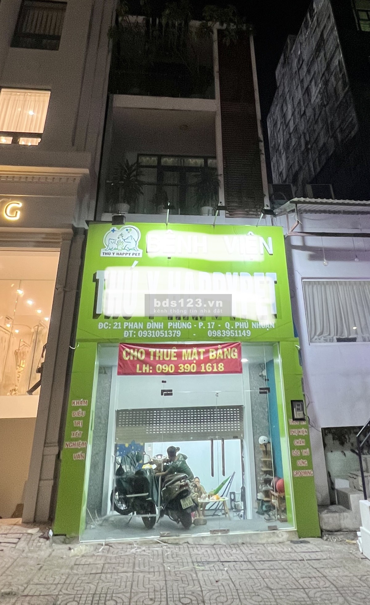 Chính chủ cho thuê mặt bằng nhà 21 Phan Đình Phùng, Phú Nhuận gần chợ Phú Nhuận
