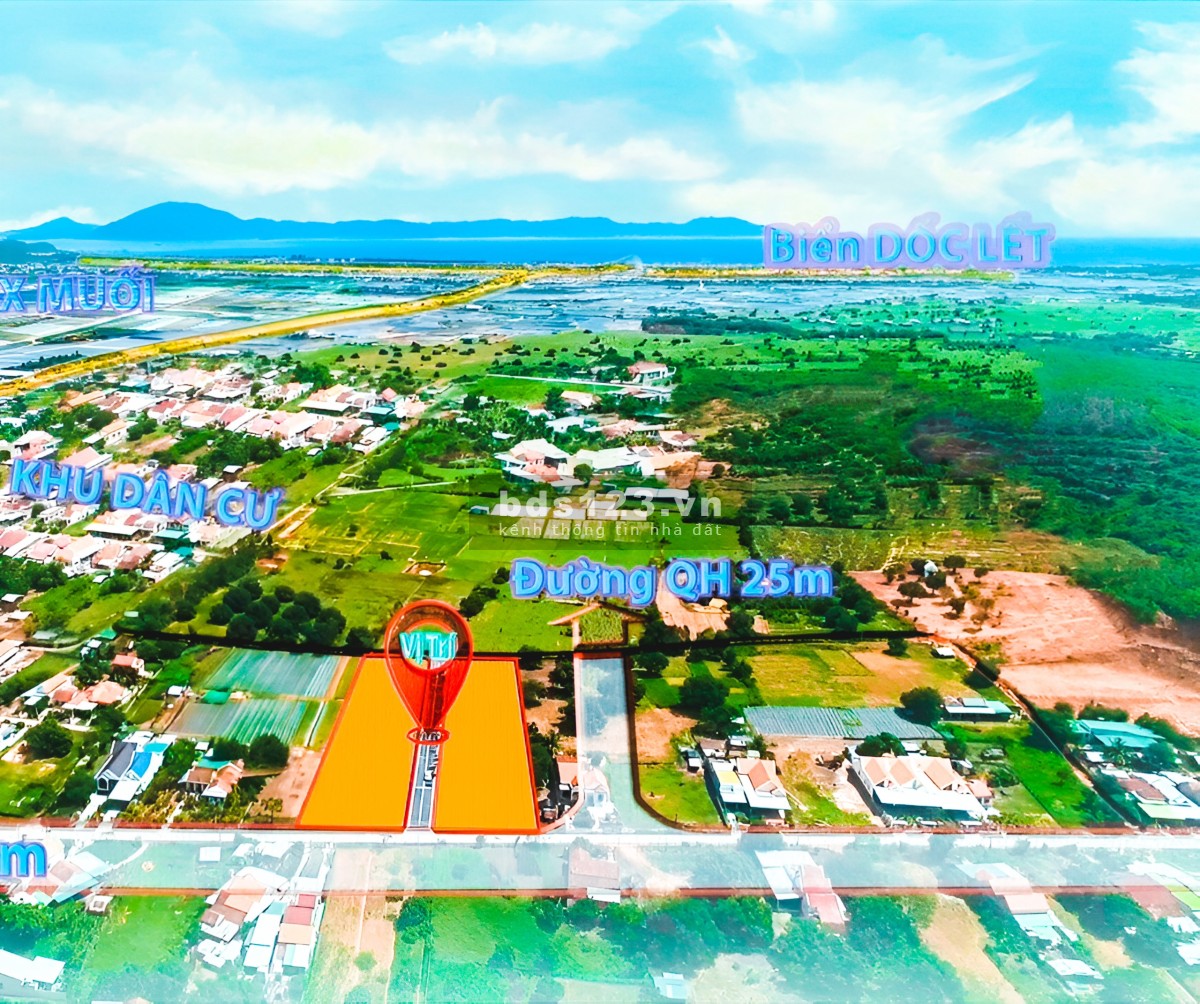 Chính chủ cần bán đất nền ngay biển Dốc Lết Nha Trang, sổ hồng riêng công chứng ngay trong ngày