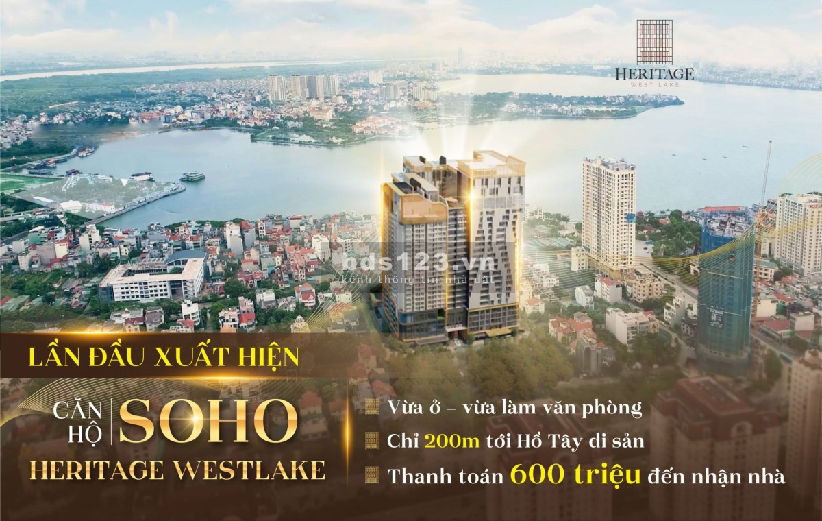 Sở hữu căn hộ chung cư 5 sao tại Tây Hồ giá 3 tỷ, sổ sẵn