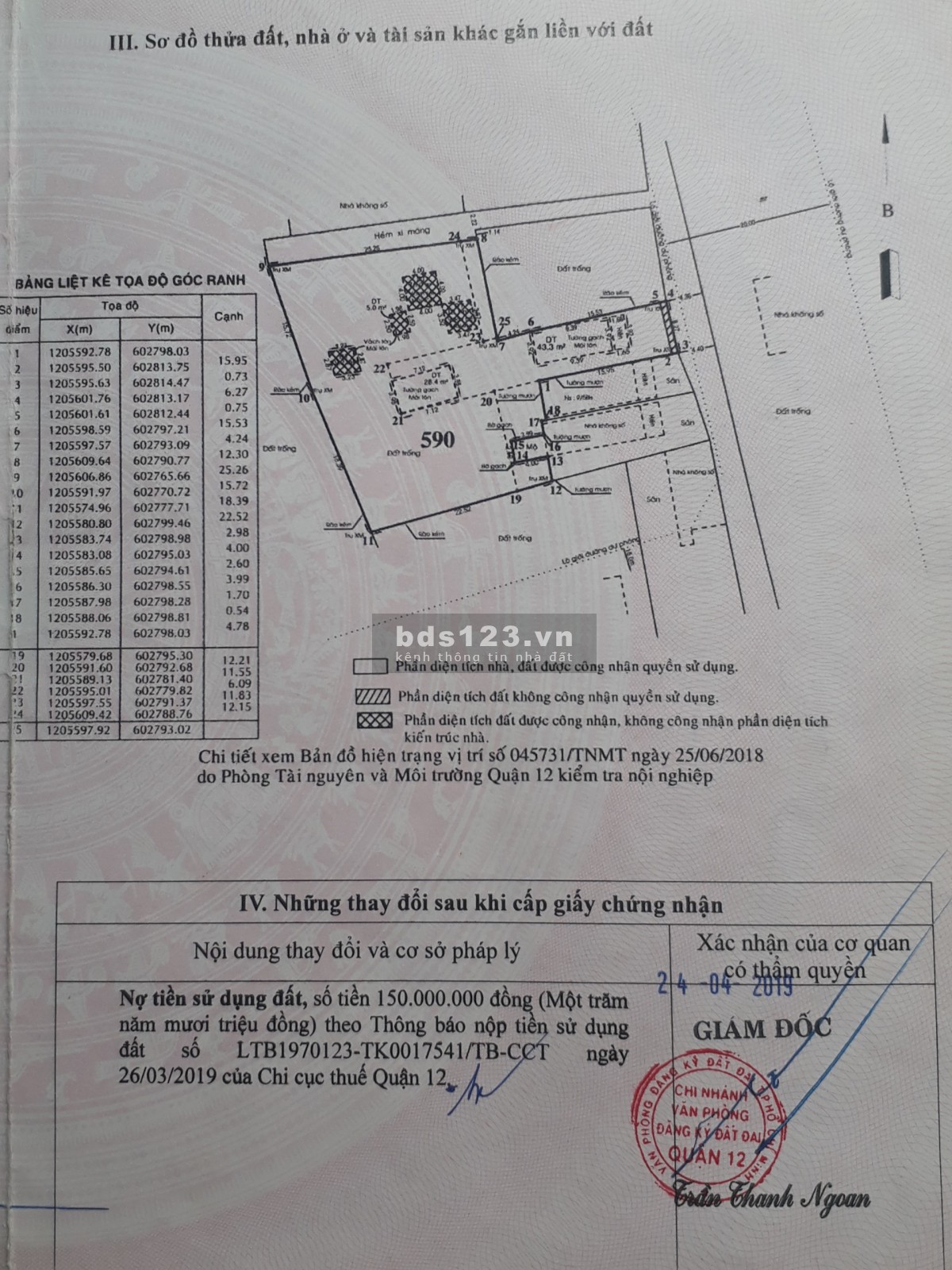Bán đất chính chủ đường TL56, Q12 thổ cư 200m2
