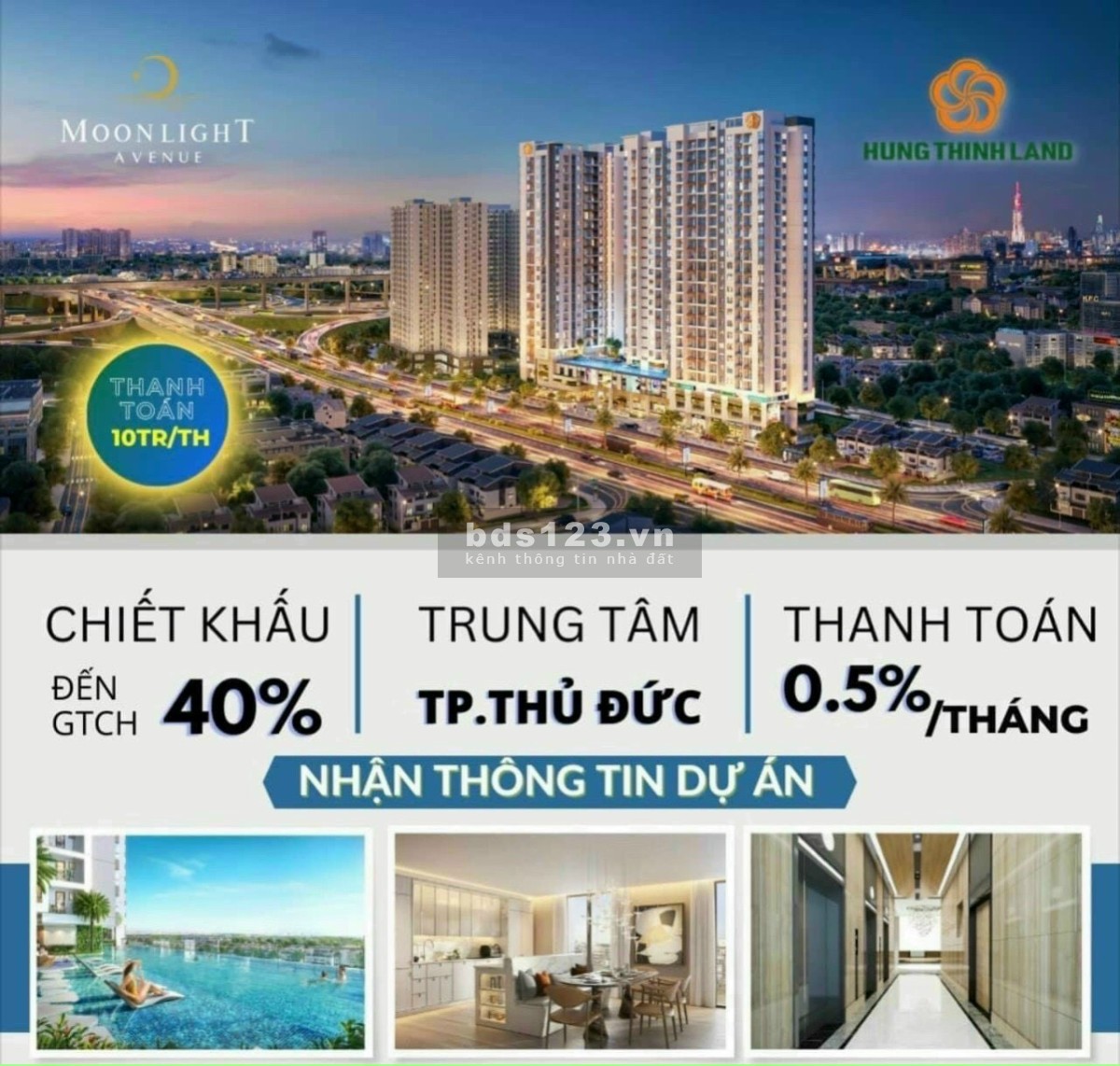 Căn hộ Thủ Đức - Moonlight Avenue giá từ 1ty4 Thanh toán nhẹ nhàng