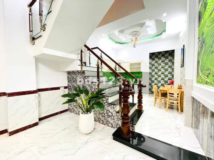 Nhà đẹp thoáng mát hẻm xe tải 6m, Nguyễn Oanh, Gò Vấp, DTSD 56m² x 4 tầng, giá chỉ 5 tỷ