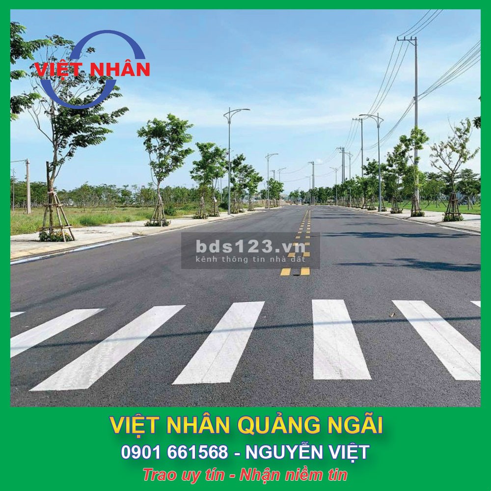 Chính thức giảm giá bán Lô Mặt tiền Trục đường 25m Sơn Tịnh - Quảng Ngãi giá 2.54 Tỷ