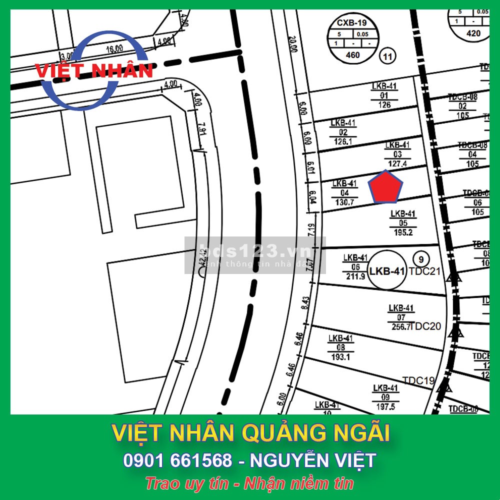 Chính thức giảm giá bán Lô Mặt tiền Trục đường 25m Sơn Tịnh - Quảng Ngãi giá 2.54 Tỷ