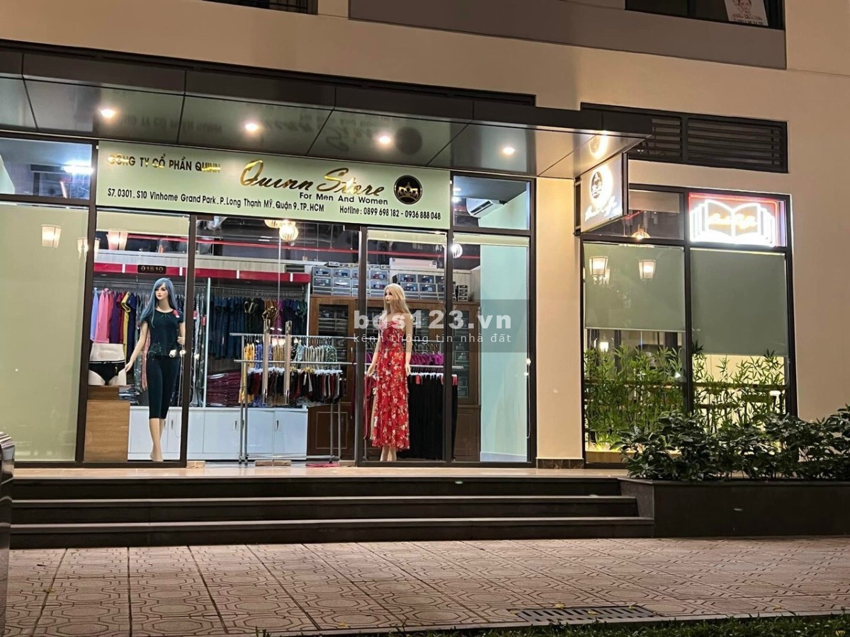 Mặt bằng shophouse Vinhomes Quận 9, liên hệ 0901133196