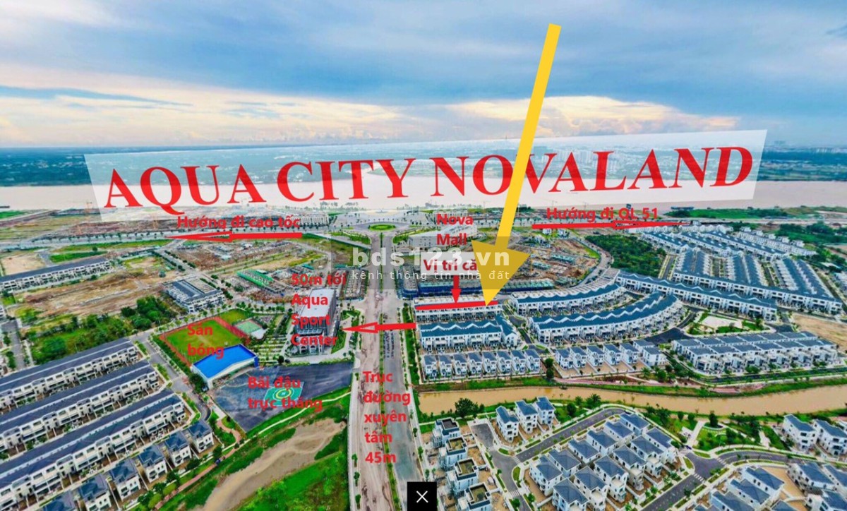 Kẹt tiền bán lỗ Nhà phố, biệt thự Aqua City, Giá rẻ hơn thị trường 30- 40%, LH 0902879986
