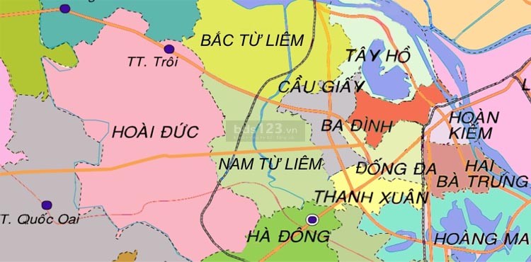 Mua bán nhà riêng Hoài Đức có vị trí thanh khoản tốt