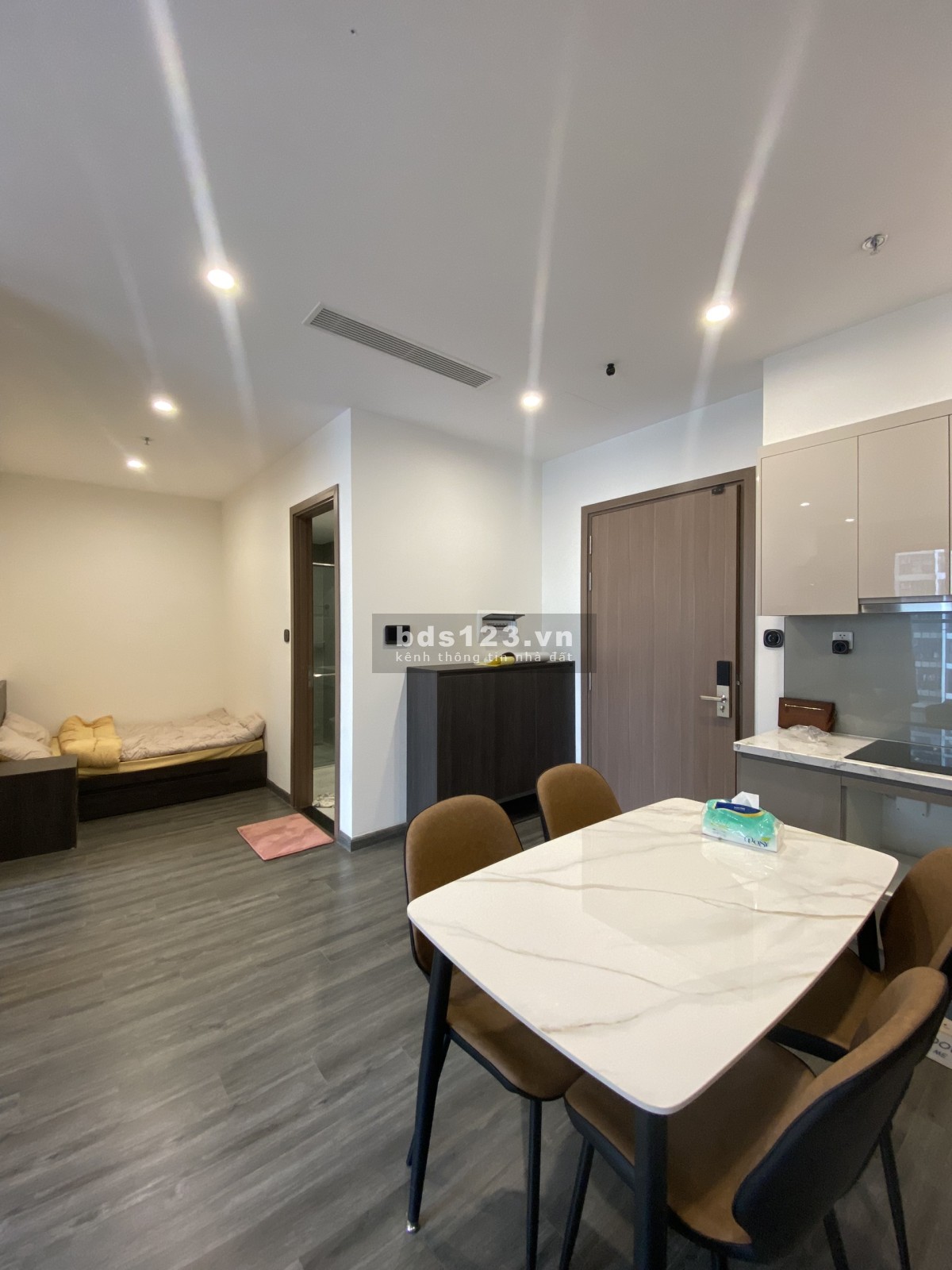 Cần cho thuê căn hộ 1PN+1 FULL nội thất giá chỉ 6tr3/tháng tại Vinhomes Ocean Park, Gia Lâm