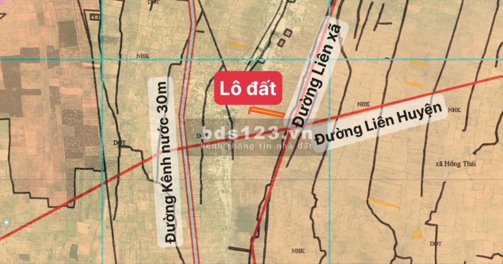 Cần bán gấp lô đất 14.579m2 ngay xã Hồng Thái , Bình Thuận