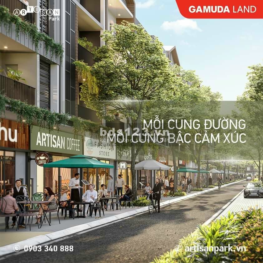 Artisan Park nhà phố thương mại đẳng cấp đến từ chủ đầu tư Malaysia, thanh toán ưu đãi đến 36 tháng