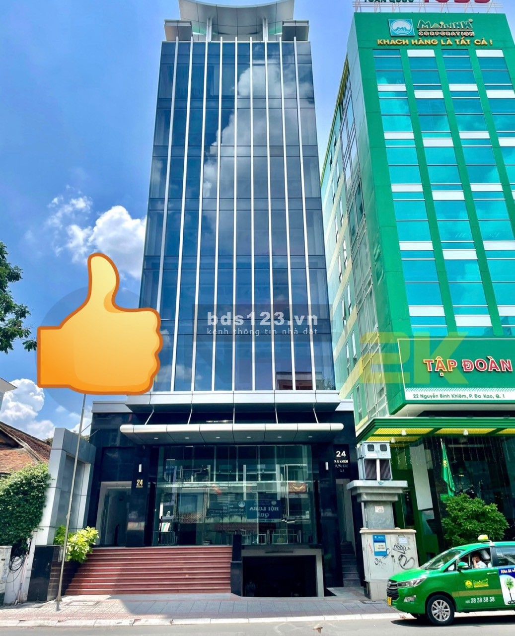 Cho thuê toà nhà đắc địa nhất Quận 1, khu dân cư đông tiện ích đủ