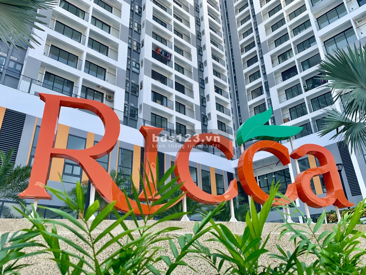 Bán căn hộ Quận 9 Ricca đã có sổ chỉ 1.9 tỷ VAT bàn giao hoàn thiện 100%