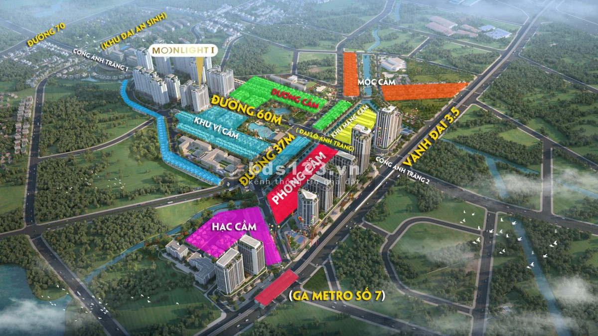 Đón sóng Hoài Đức lên quận 2023. Bom tấn chung cư Moonlight 1 An Lạc Green Symphony sắp ra mắt