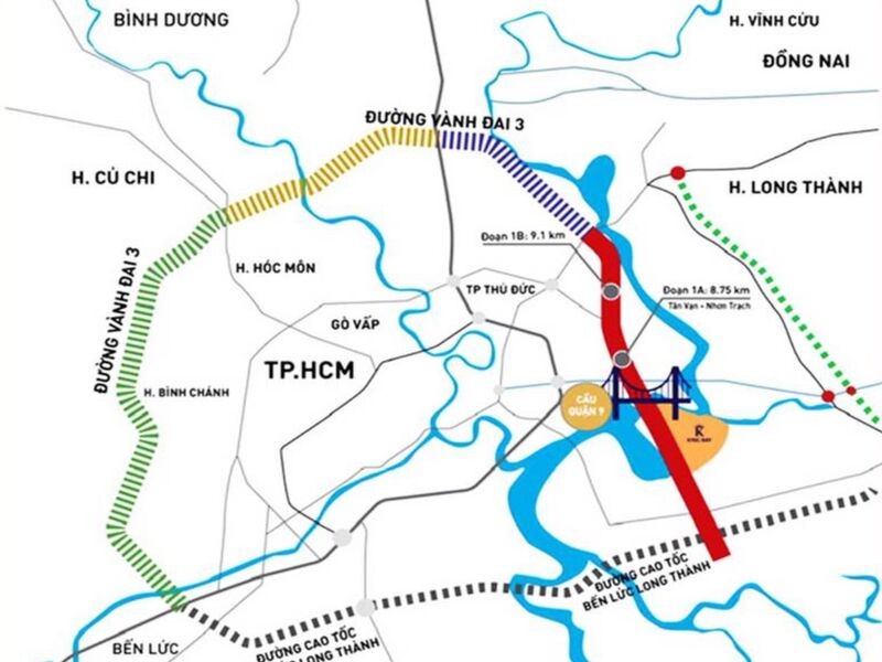 Dự án đường Vành đai 3 TPHCM gia tăng kết nối giao thông vùng