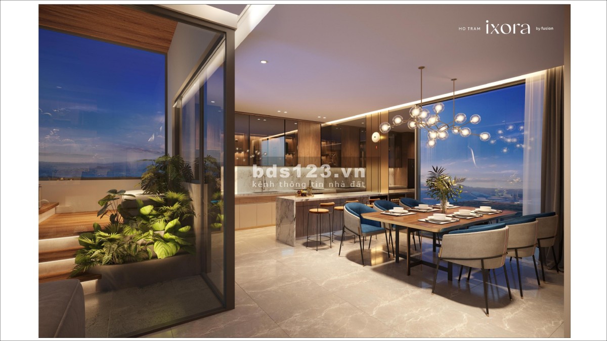 Penthouse Ixora thuộc tổ hợp nghỉ dưỡng The Grand Hồ Tràm Strip