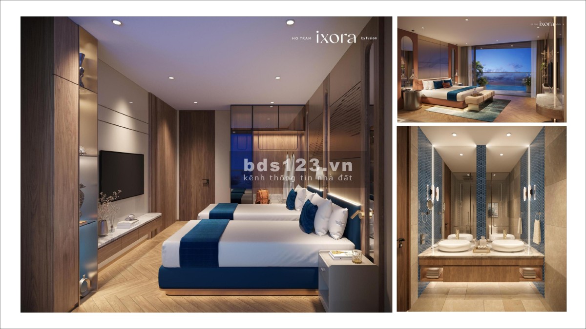 Penthouse Ixora thuộc tổ hợp nghỉ dưỡng The Grand Hồ Tràm Strip