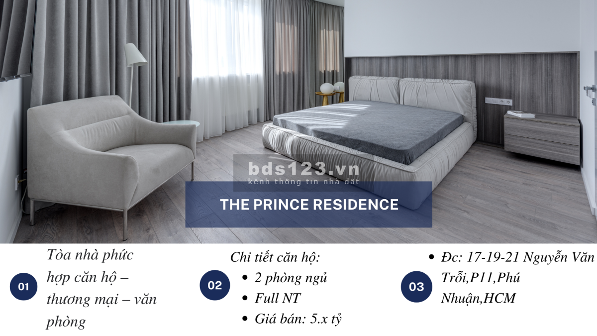 The Prince Residence, Phú Nhuận, cần bán 5.3 tỷ lh 0362.668.864