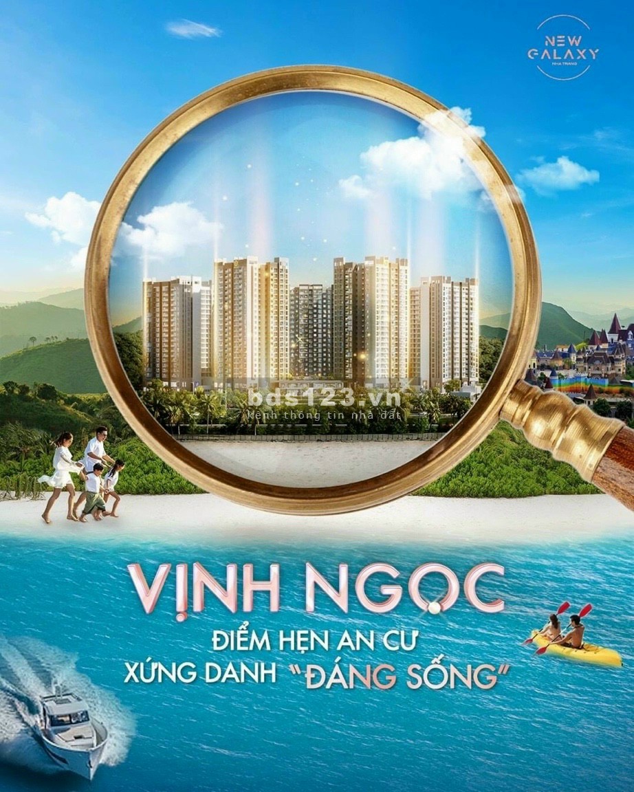 Căn hộ biển 1~3PN (34~90m2),shophouse-NEW GALAXY NHA TRANG, KĐT An Viên, P.Vĩnh Trường, Tp.Nha Trang