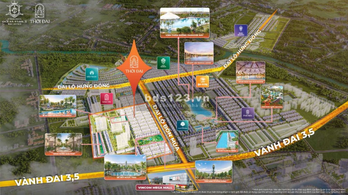 Bán nhanh căn Vinhomes Ocean Park 3 TĐ 5-72 chính chủ, giá siêu đẹp, gần công viên, tòa chung cư