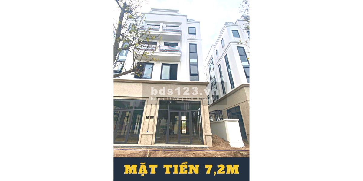Bán nhà mặt phố 2 mặt tiền-7,2m Mai Phúc, Long Biên. Đối diện trường VinSchool.Gía TT