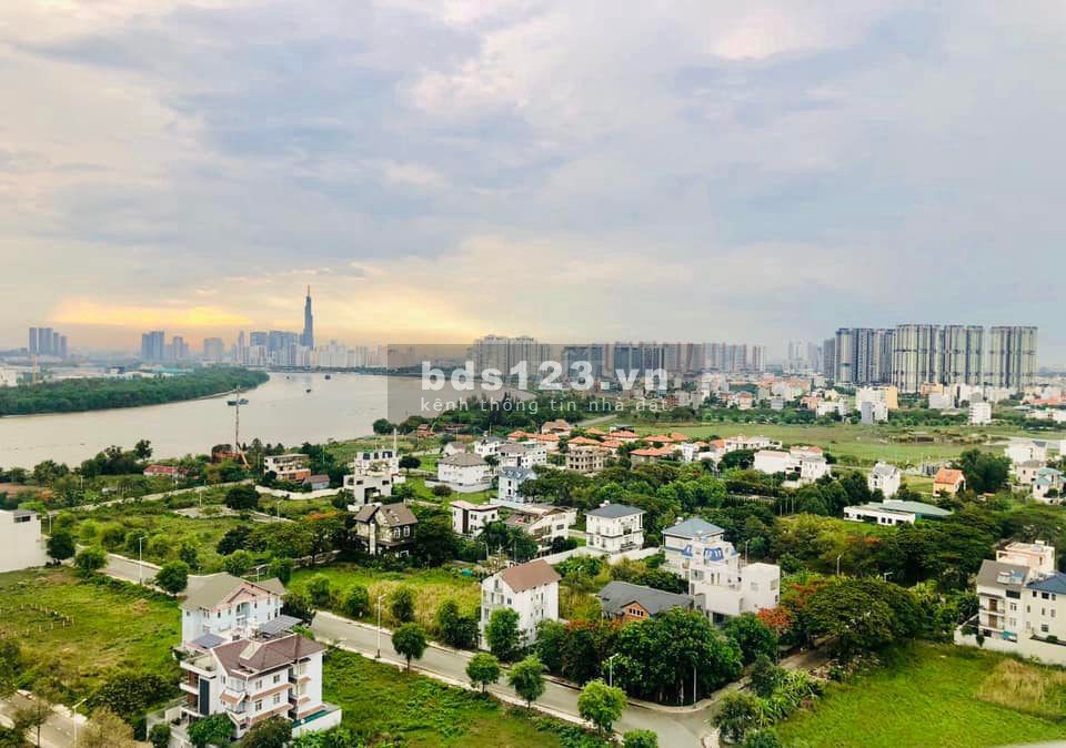 Cho thuê Thủ Thiêm Dragon-2PN-80m2 view trực diện sông Quận 1 và Landmark 81,NTCB giá 11.5 triệu