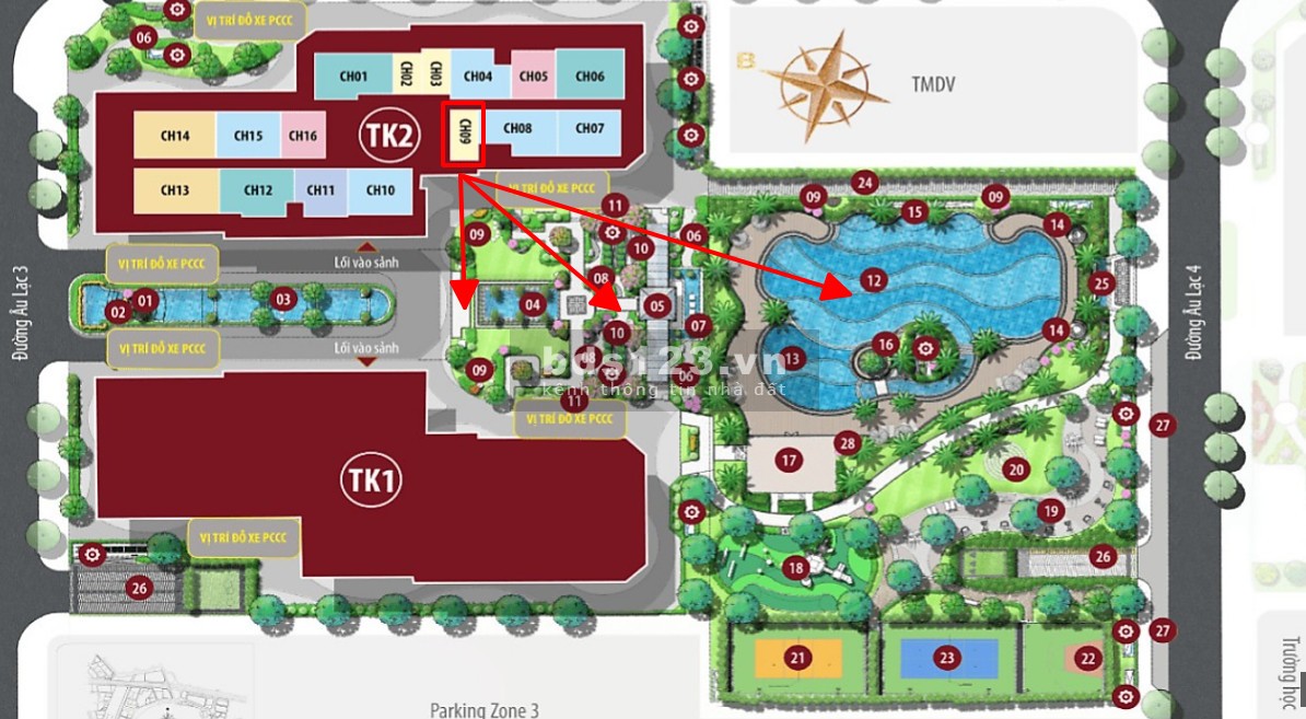 Căn hộ Studio 32,7m2 tòa TK2 view nội khu, full nội thất Vinhomes Smart City giá 1.48 Tỷ