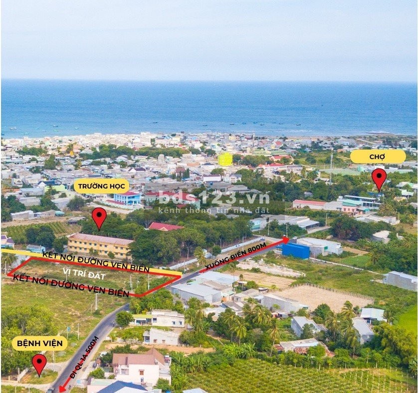 Còn một lô đất nền ven biển giá rẻ vị trí đẹp nhất Bình Thuận